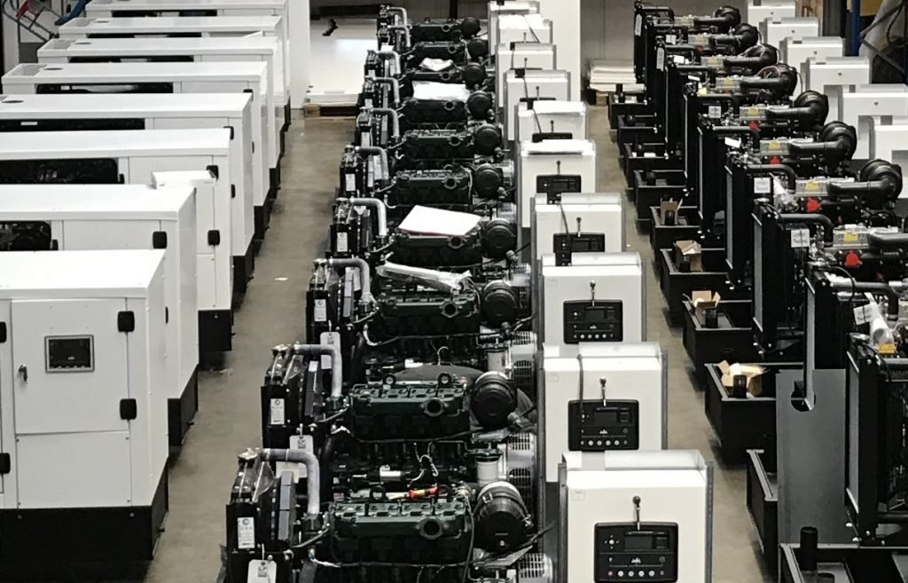 Diesel Generators in Welland Power UK Factory