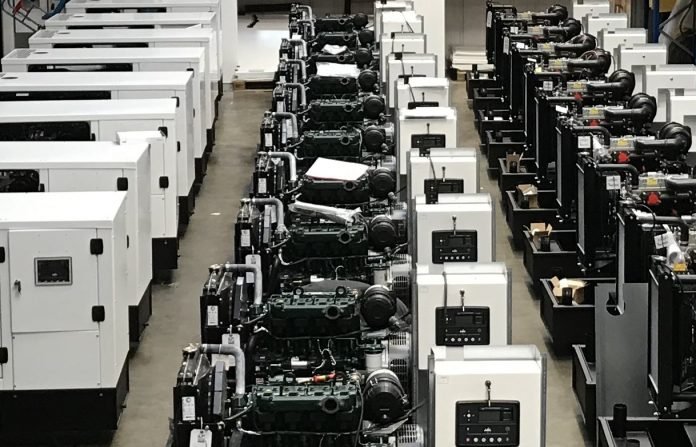 Diesel Generators in Welland Power UK Factory