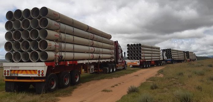 South Africa to begin construction of major bulk water pipeline South Africa to begin construction of major bulk water pipeline