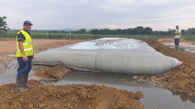Innovative sewage pond dredging for sugar producer