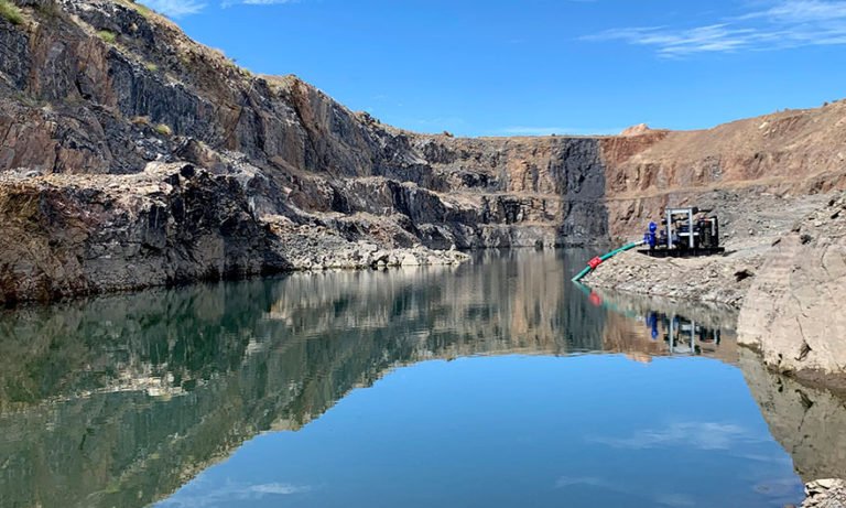 Rapid Dewatering by Sykes High Head Pump at Botswana Open Pit