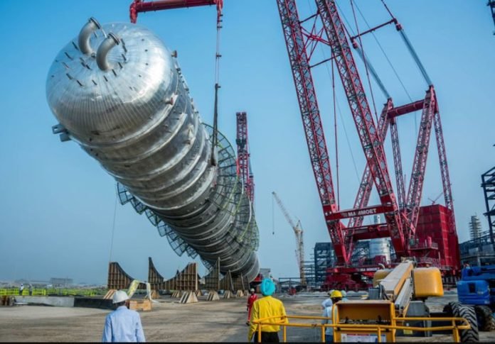 Dangote oil refinery construction nears completion