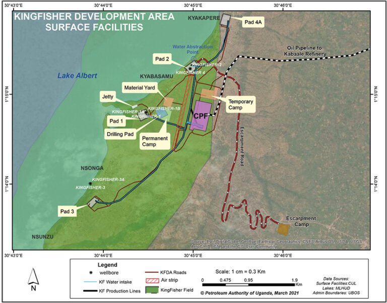 Works at Kingfisher oil project in Uganda halted