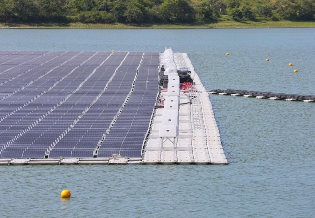 floating solar power plant