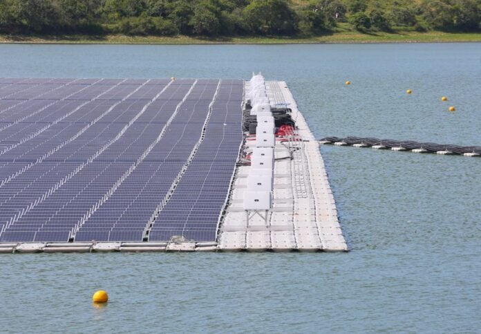 floating solar power plant