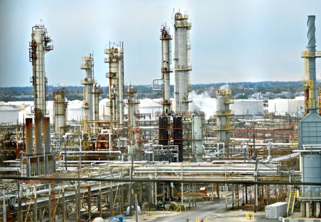 oil refinery